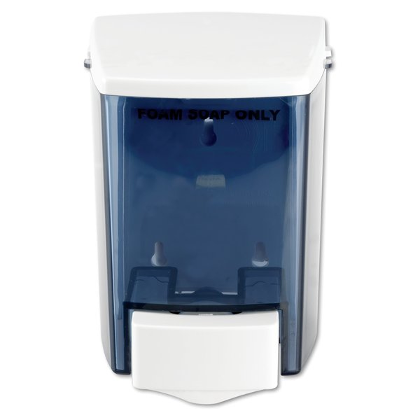 Impact Products Encore Bulk Foam Soap Dispenser, See Thru, 900mL, 4.5"x4"x6.25", White IMP 9335